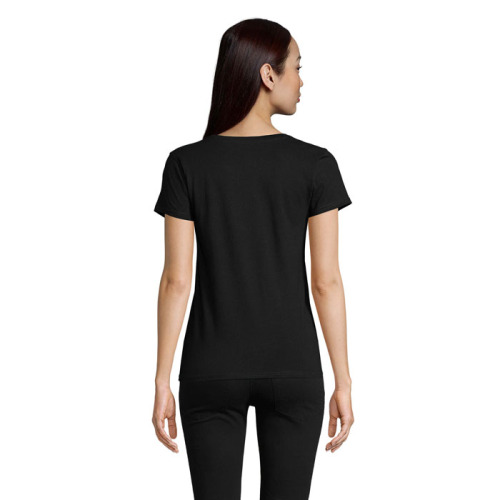 PIONEER WOMEN T-SHIRT 175g Deep black S03579-DB-L (2)