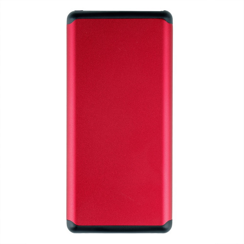 Bezprzewodowy power bank 10000 mAh Mauro Conti z przyssawkami, ładowarka bezprzewodowa 10W | Stef Czerwony V4833-05 (5)