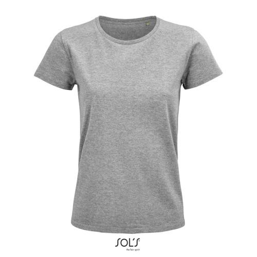 PIONEER WOMEN T-SHIRT 175g Szary melanż S03579-GM-M 