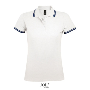 PASADENA damskie polo 200g White / navy