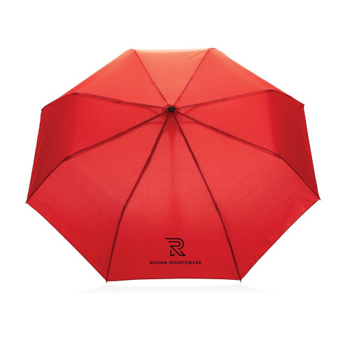 Mały parasol automatyczny 21" Impact AWARE™ rPET Czerwony P850.594 (7)