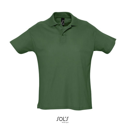 SUMMER II Męskie POLO 170g Zielony golf S11342-GG-XXL 