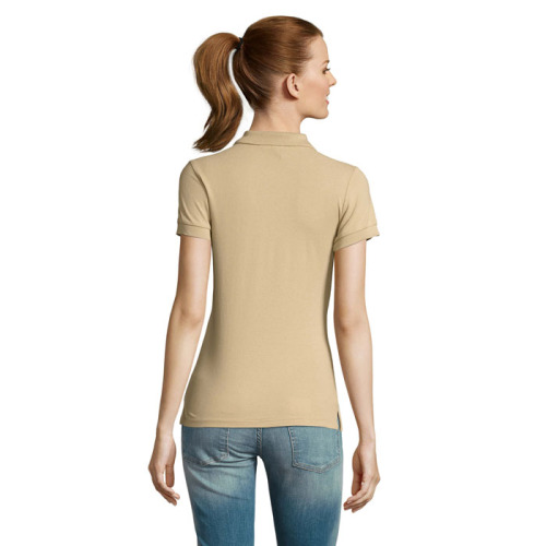 PASSION Damskie POLO 170g Sand S11338-SA-L (1)