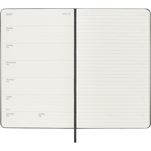 Kalendarz MOLESKINE Czarny VM399-03/2025 (10)