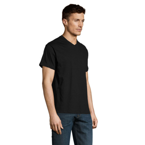 VICTORY Męski T-SHIRT 150g Deep black S11150-DB-M (2)