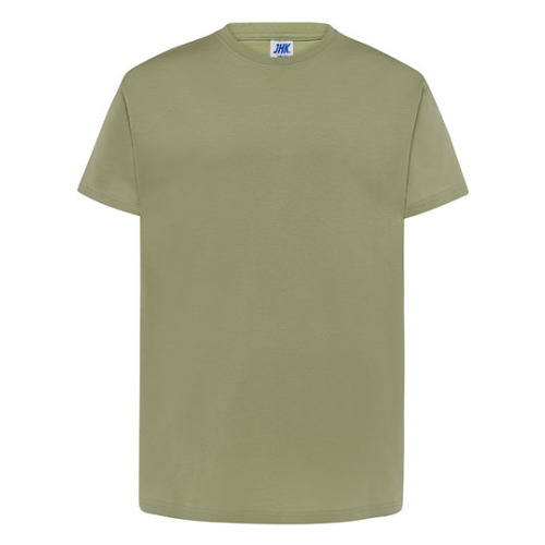 Koszulka męska z okrągłym dekoltem Regular Premium T-Shirt JHK Pale Green test7_TSRA190PGXL 