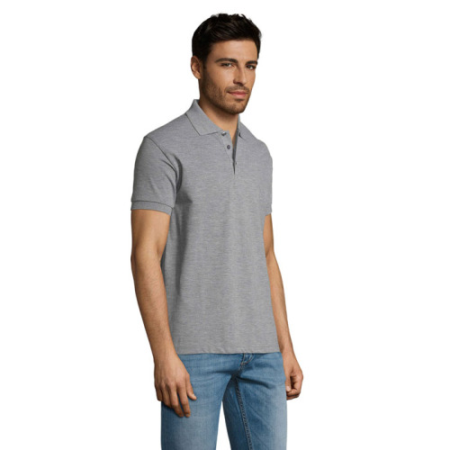 PRIME Męskie polo 200g Grey melange S00571-GY-XXL (2)