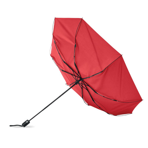 Wiatroodporny parasol 27 cali Czerwony MO6745-05 (4)