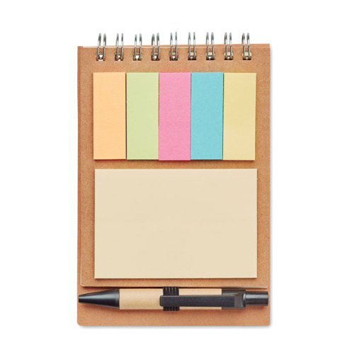 Notes z długopisem oraz koloro beżowy MO8107-13 (5)