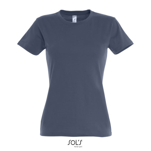 IMPERIAL WOMEN T-SHIRT 190g Denim S11502-DM-3XL 