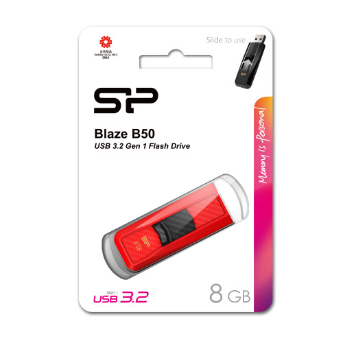 Pendrive Silicon Power Blaze B50 3,0 czerwony EG 813305 8GB (2)