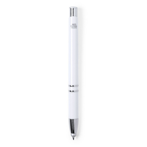 Długopis antybakteryjny, touch pen biały V1984-02 (15)