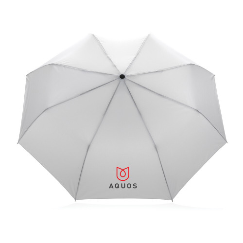 Mały parasol automatyczny 21" Impact AWARE™ rPET Biały P850.593 (7)