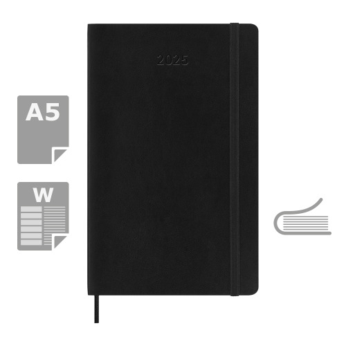 Kalendarz MOLESKINE Czarny VM398-03/2025 (6)