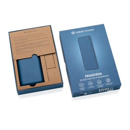 Szybki power bank 20000 mAh Urban Vitamin niebieski P322.755 (8)