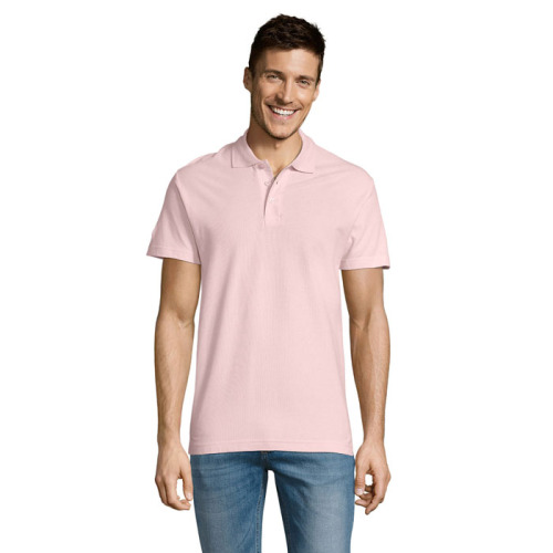 SUMMER II Męskie POLO 170g Różowy S11342-PK-XXL 