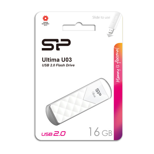 Pendrive silicon power ultima u03 Biały EG 812406 16GB (2)