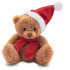 Nathan Brown, pluszowy miś świąteczny brązowo-czerwony HE261-56 (12) thumbnail