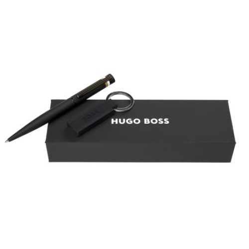 Zestaw upominkowy Hugo Boss długopis i brelok - HAK421X + HSG3524X uniwersalny HPBK352A 