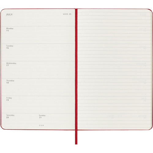 Kalendarz MOLESKINE Czerwony VM399-05/2024 (12)