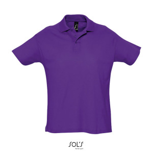 SUMMER II Męskie POLO 170g dark purple