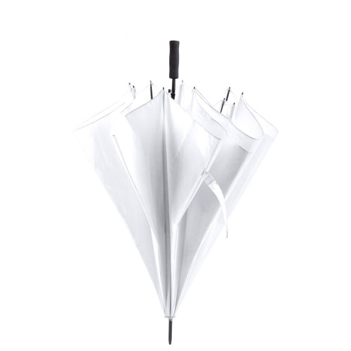 Duży wiatroodporny parasol automatyczny biały V0721-02 (3)
