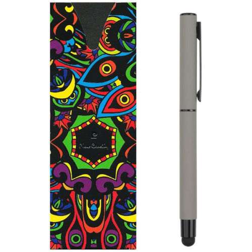 Pióro kulkowe touch pen, soft touch CELEBRATION Pierre Cardin Szary B0300608IP307 (1)