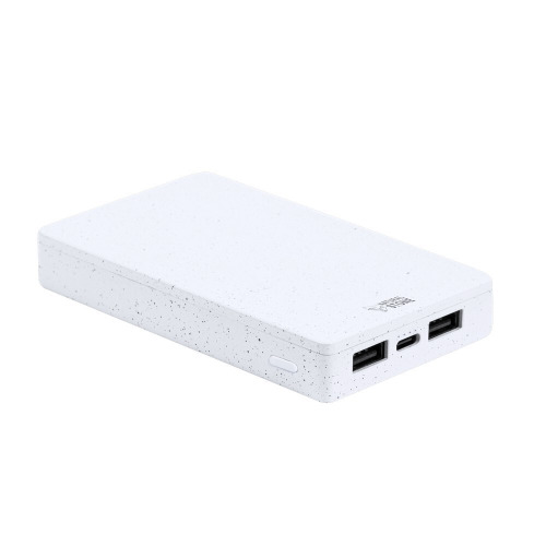 Power bank 5000 mAh z ekstraktu kamienia biały V2001-02 (2)