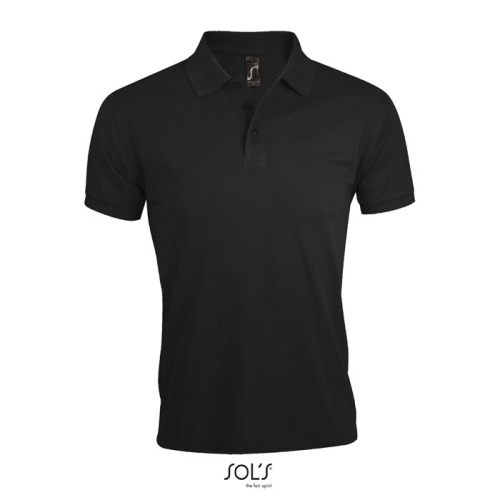 PRIME Męskie polo 200g Czarny / Czarny opal S00571-BK-3XL 