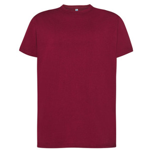 Koszulka męska z okrągłym dekoltem Regular Premium T-Shirt JHK Burgundy