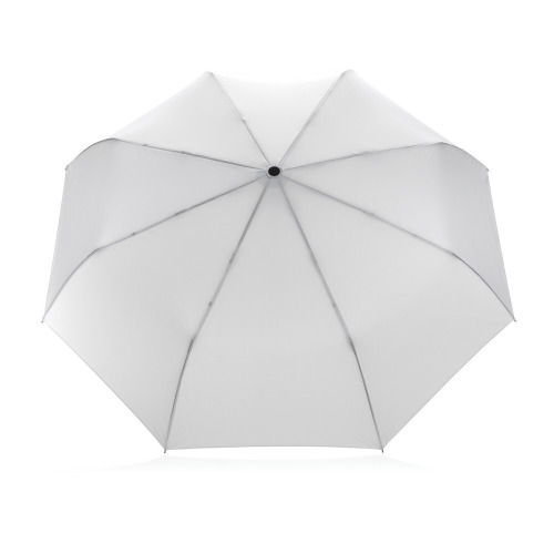 Bambusowy parasol automatyczny 21" Impact AWARE™ rPET Biały P850.613 (1)