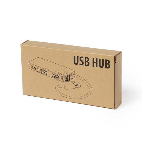 Bambusowy hub USB i USB-C Jasnobrązowy V0199-18 (9)