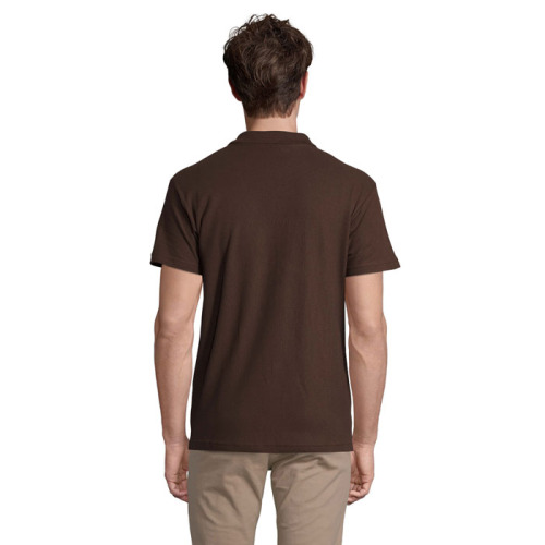 SPRINgII Męskie POLO 210g Chocolate S11362-CH-XL (1)