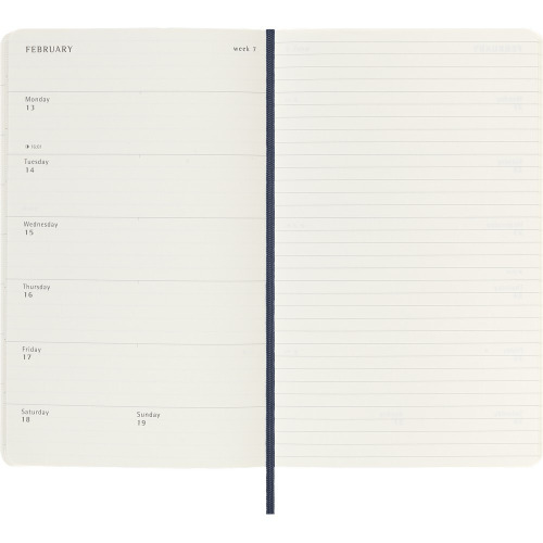 Kalendarz MOLESKINE Ciemnoniebieski VM398-27/2023 (9)