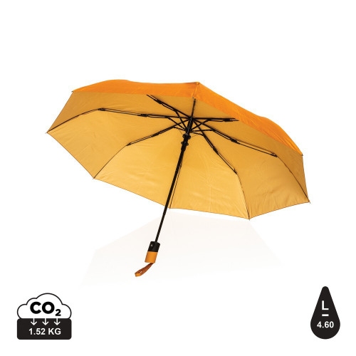 Mały parasol automatyczny 21" Impact AWARE™ RPET Pomarańczowy P850.438 (8)