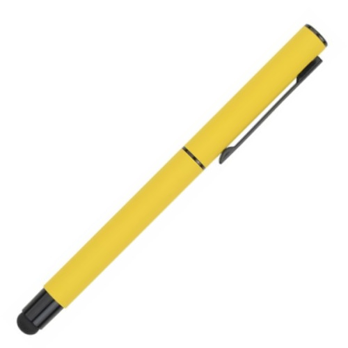 Pióro kulkowe touch pen, soft touch CELEBRATION Pierre Cardin żółty B0300600IP308 (3)