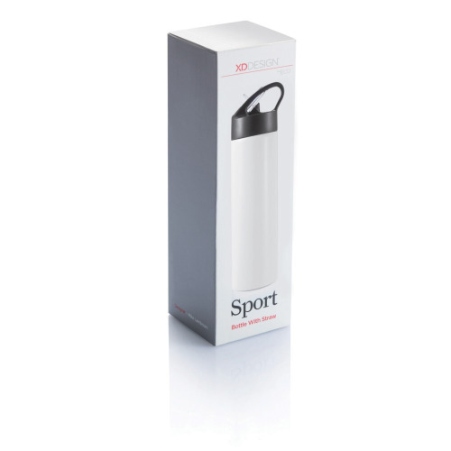 Butelka sportowa 500 ml Sport Biały P433.163 (3)