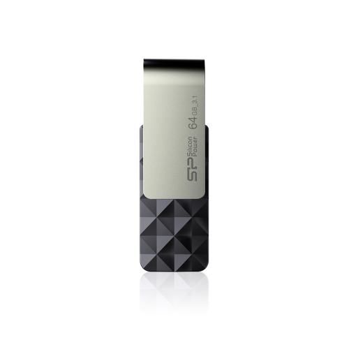 Pendrive Blaze B30 3,1 Silicon Power Czarny EG814003 64GB 