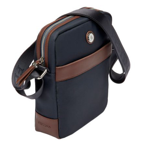 Torba reporterska Button Navy &amp; Brown Granatowy FTR426N (4)