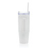 Kubek podróżny 900 ml Tana, plastik z recyklingu biały P437.103 (4) thumbnail