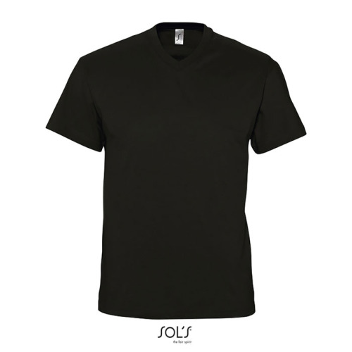 VICTORY Męski T-SHIRT 150g Deep black S11150-DB-M 