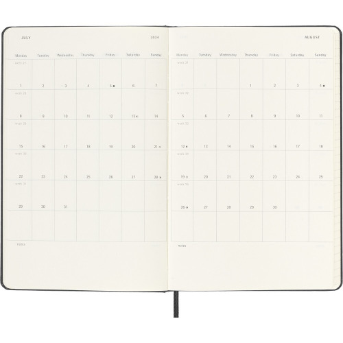 Kalendarz z notatnikiem MOLESKINE czarny VM399-03/2025 (5)