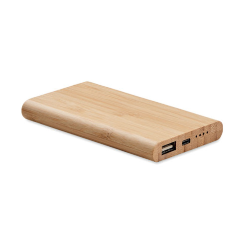 Bambusowy power bank 4000 mAh Drewna MO6814-40 