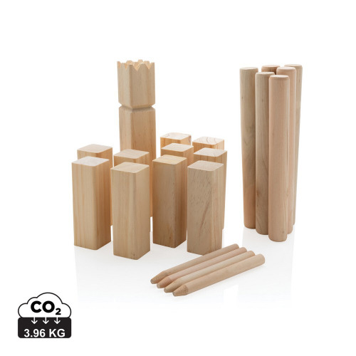 Zestaw do gry Kubb Brązowy P453.519 (7)