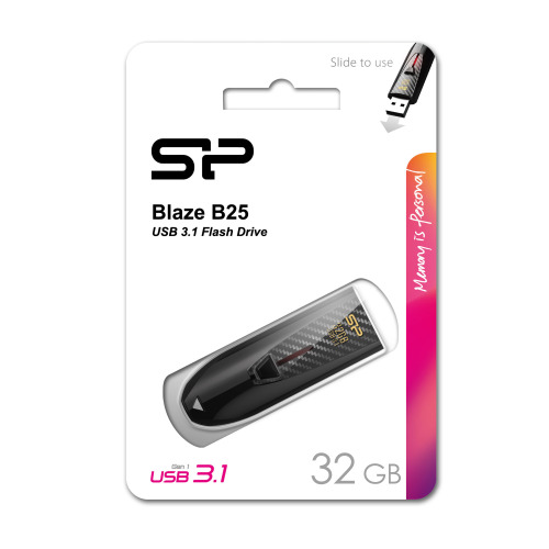 Pendrive Silicon Power Blaze B25 3,1 Czarny EG 817003 32GB (2)