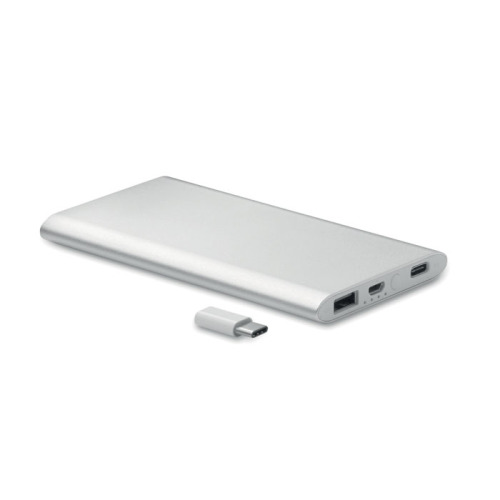 Powerbank 4000mAh Srebrny mat MO9141-16 