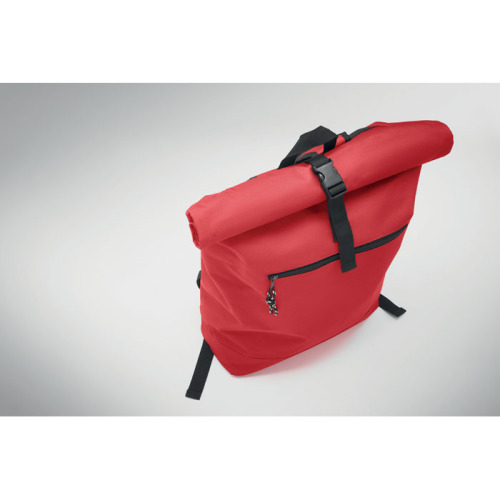 Plecak rolltop poliester 600D Czerwony MO2170-05 (5)