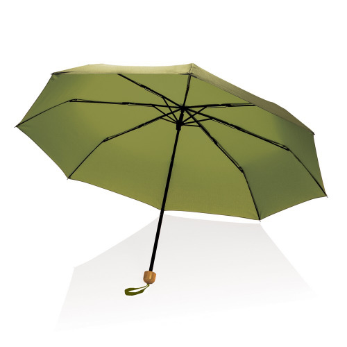 Mały bambusowy parasol 20.5" Impact AWARE™ rPET Zielony P850.577 (3)