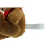 Pluszowy miś świąteczny | Nathan Brown brązowo-czerwony HE261-56 (5) thumbnail