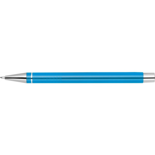 Metalowy długopis półżelowy Almeira turkusowy 374114 (2)
